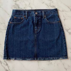Levi's Denim Jean Mini Skirt — Size 26